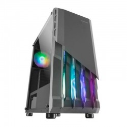 Caja semitorre Mars Gaming MC-X2 FRGB USB 3.0 Negra con Ventana