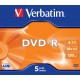 Verbatim DVD-R 16x 4.7GB Caja 5 Unds